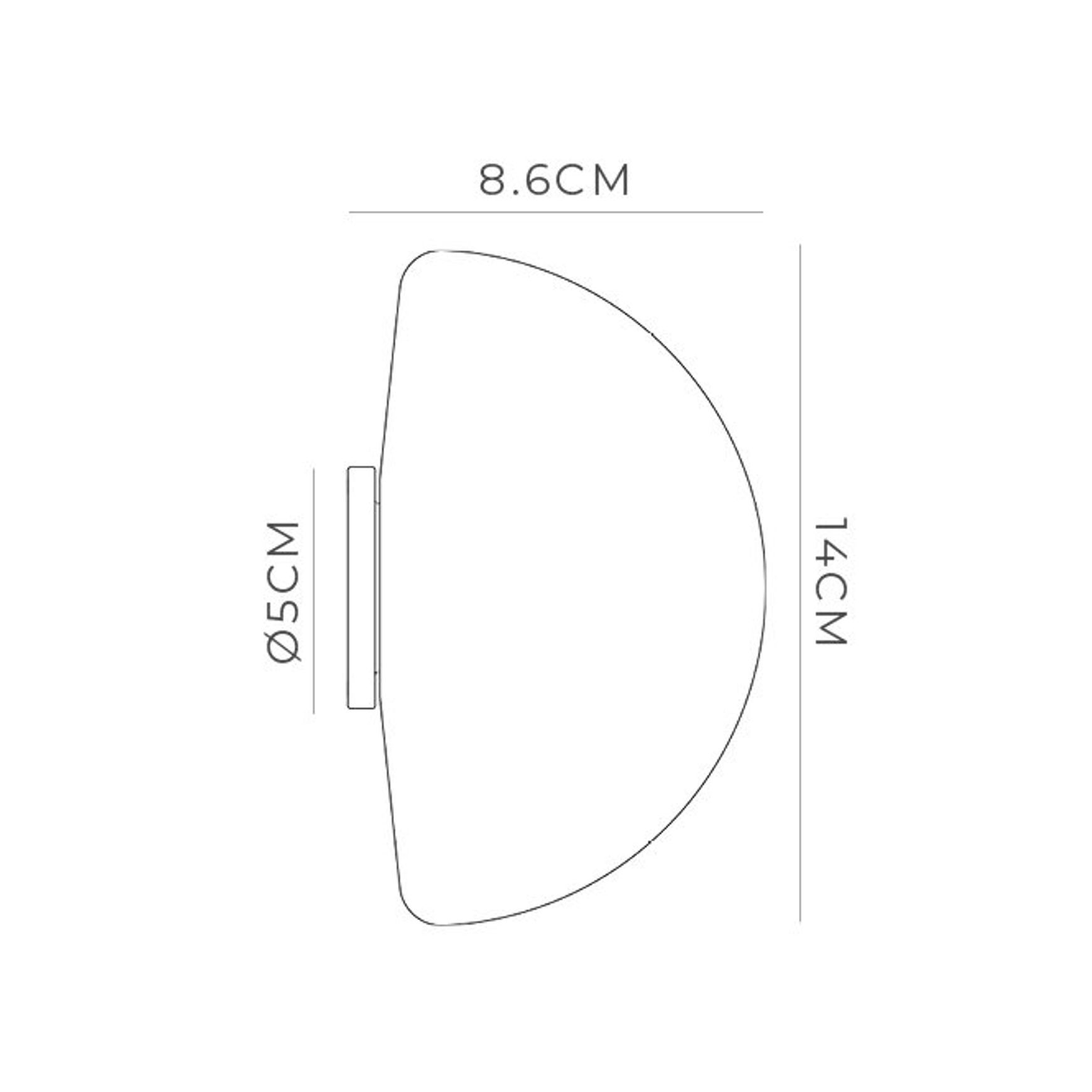 Dome Mirror Wall Light