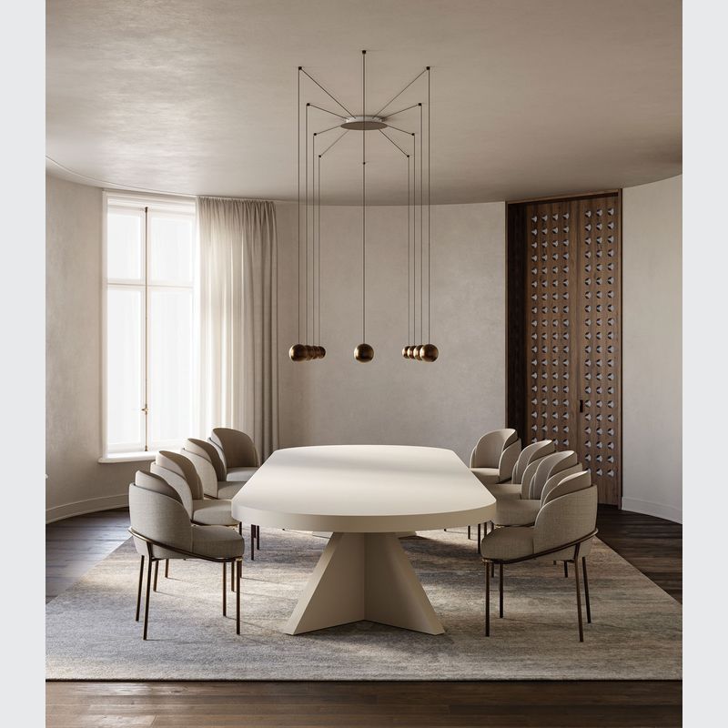 Groove Cluster Pendant Light