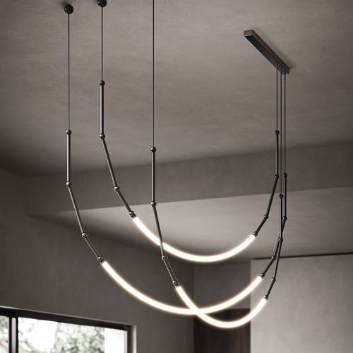 Leda 3lt Curve Pendant Light