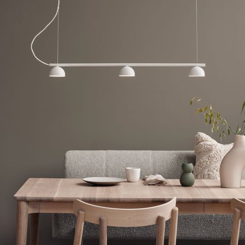 Blush Rail 3lt Pendant Light