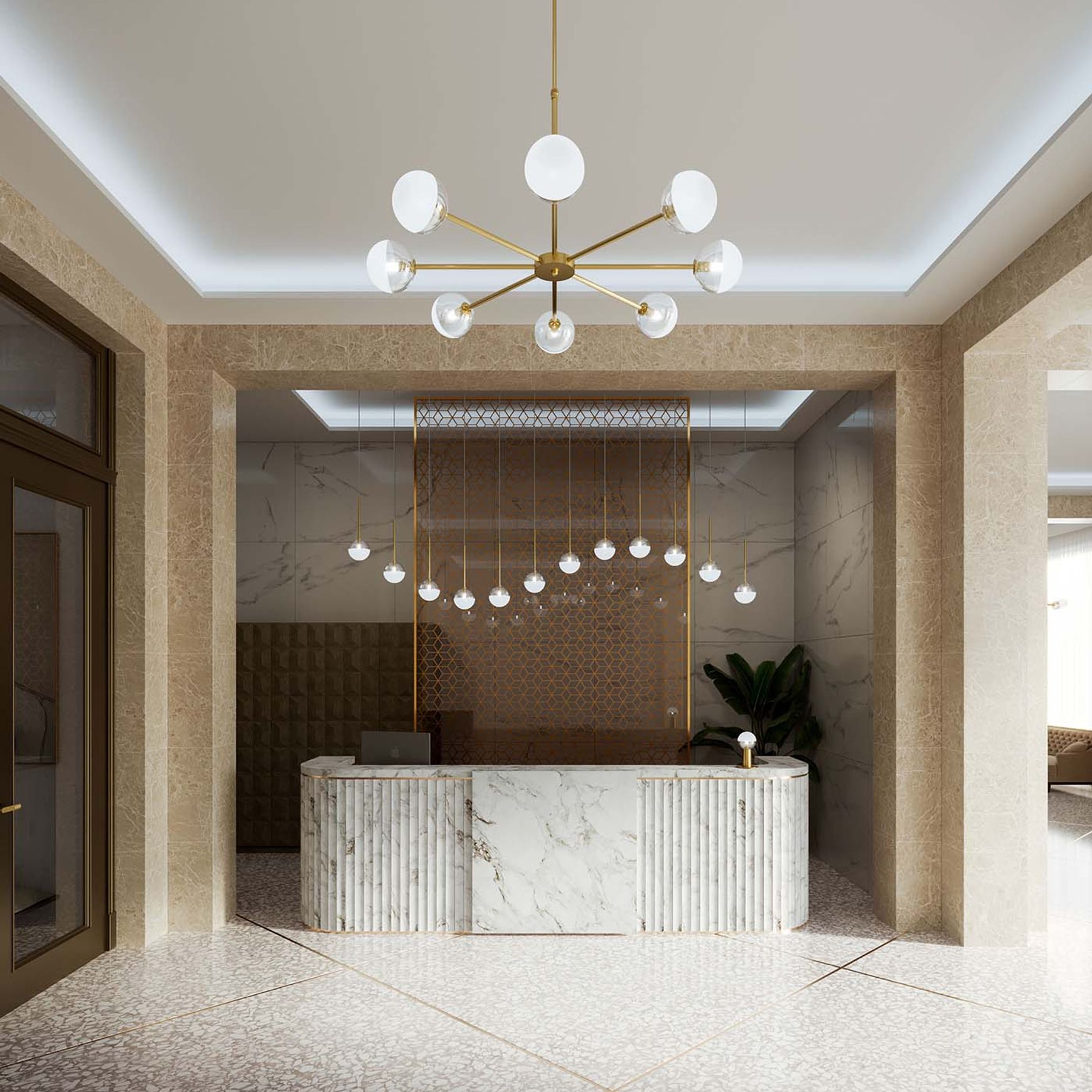 Molecola 8lt Pendant Light