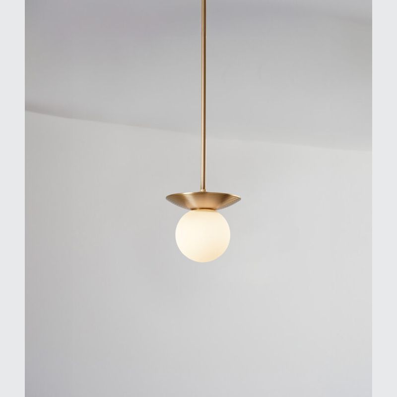 Orbit Brass Pendant Light