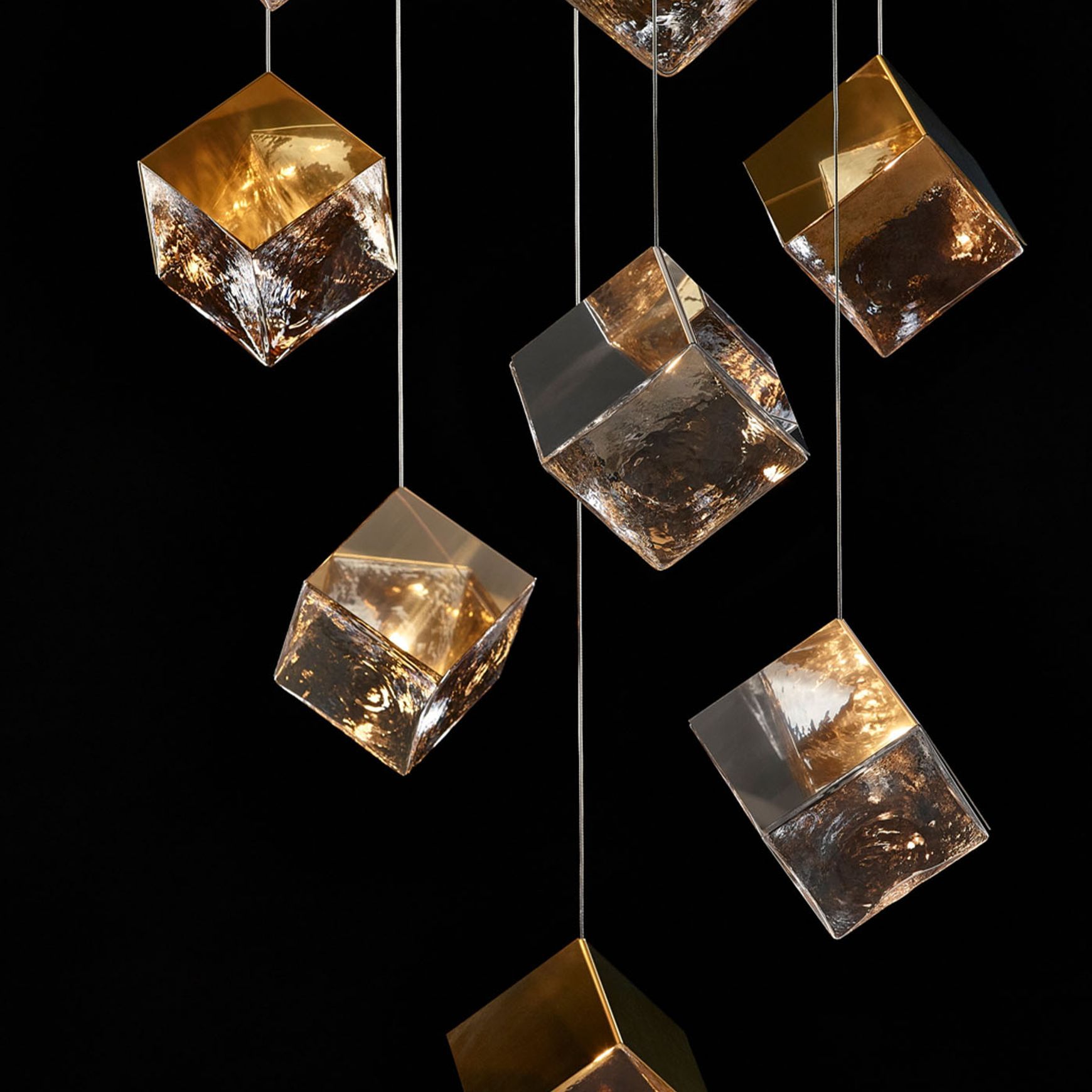 Pyrite Pendant Light