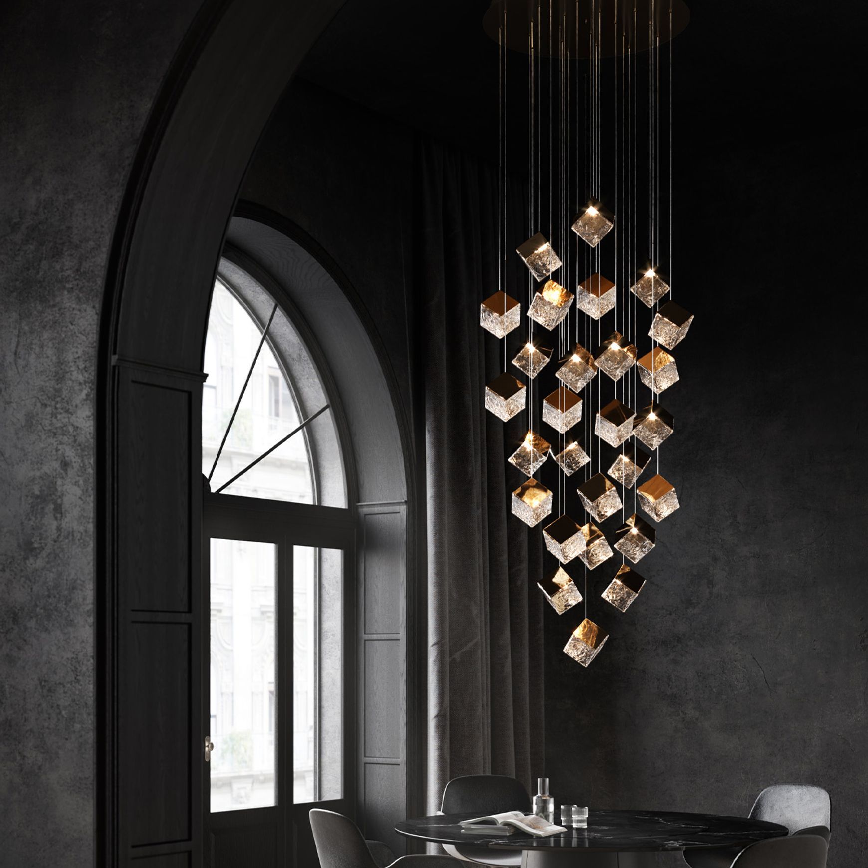 Pyrite Pendant Light