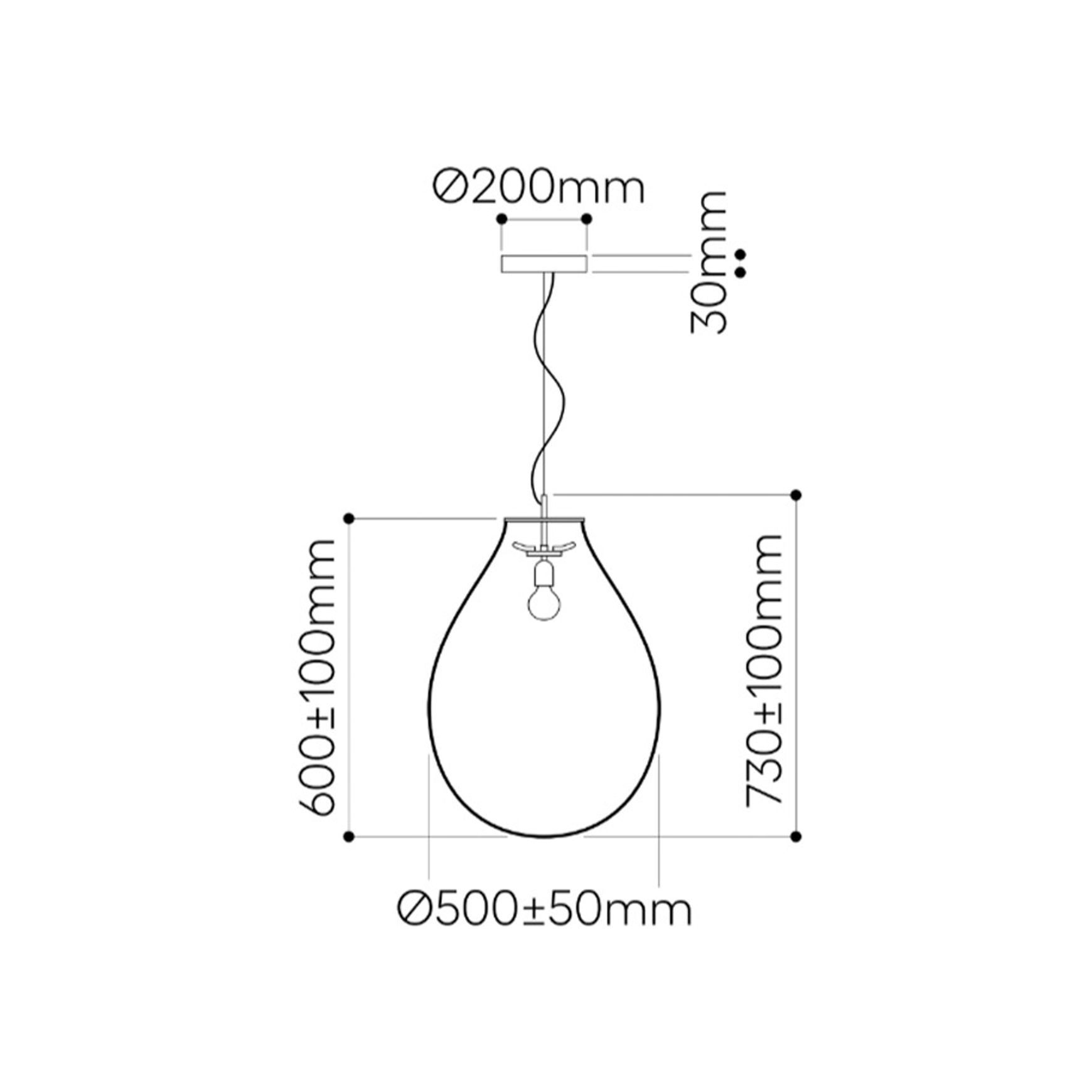 Tim Black Pendant Light