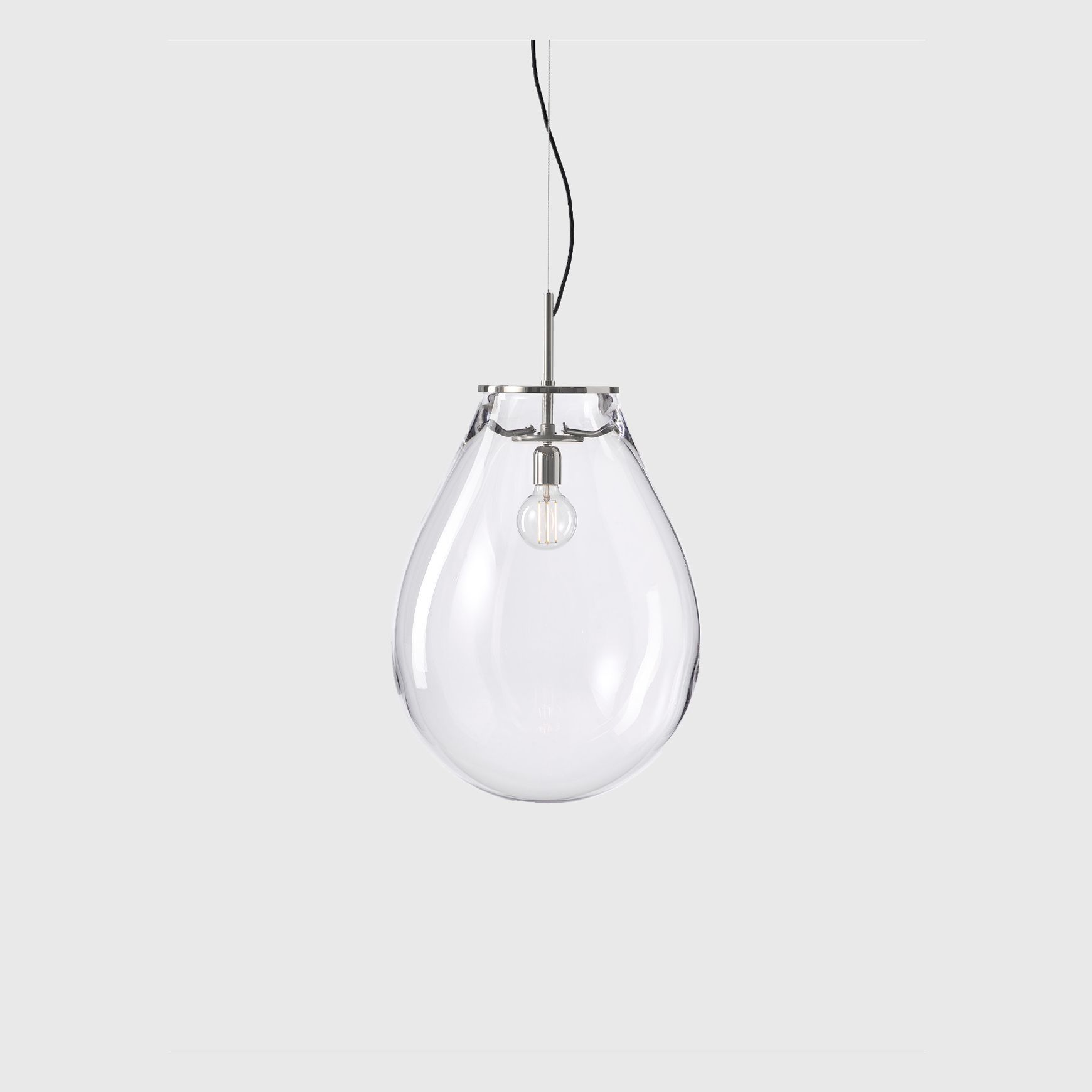 Tim Silver Pendant Light
