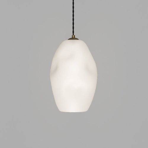 Organic White Pendant Light