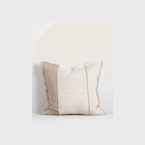 Baya Frankton Linen Cushion - Sand