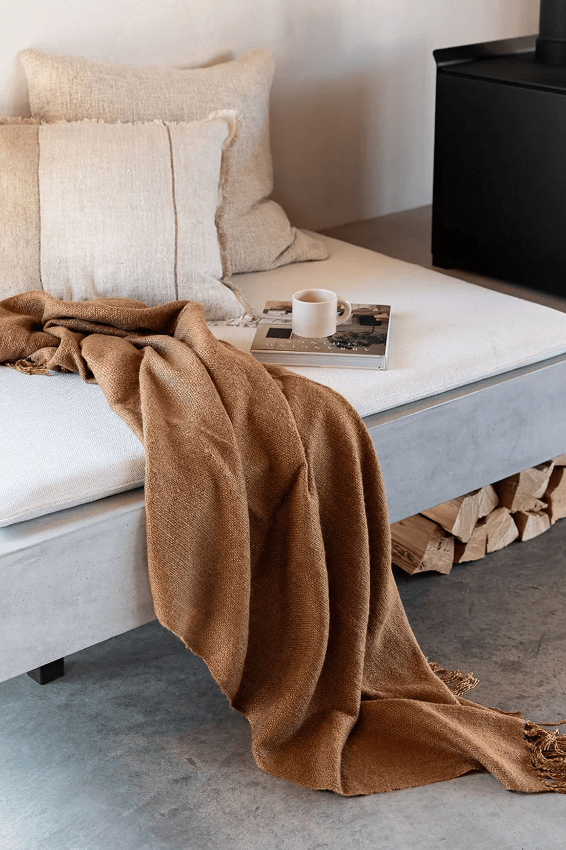 Baya Frankton Linen Cushion - Sand
