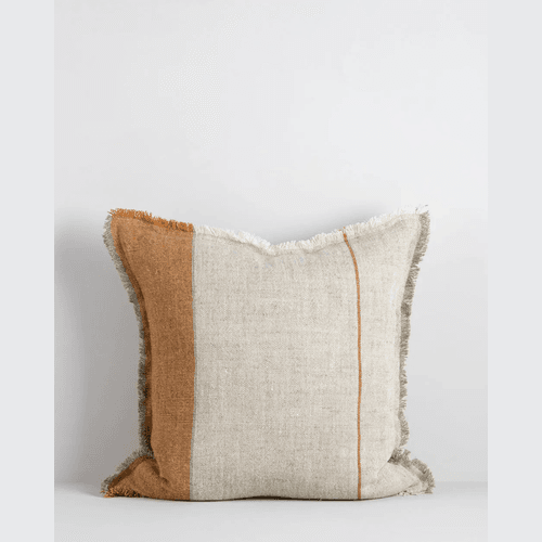 Baya Frankton Linen Cushion - Spice