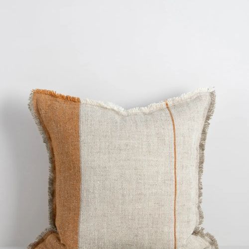 Baya Frankton Linen Cushion - Spice