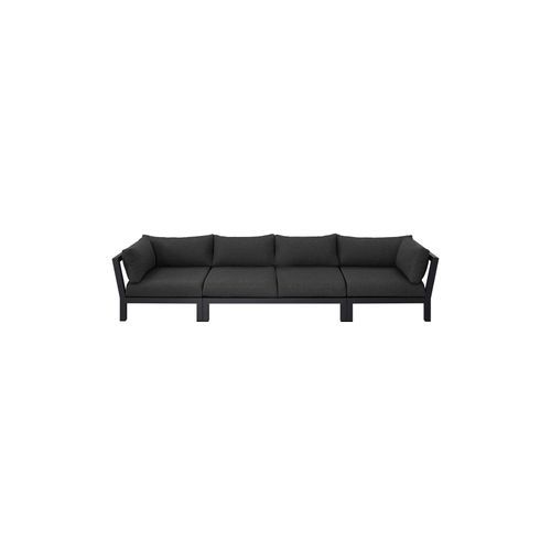 Newport Aluminium Outdoor Loveseat Sofa Set - 4 Seat