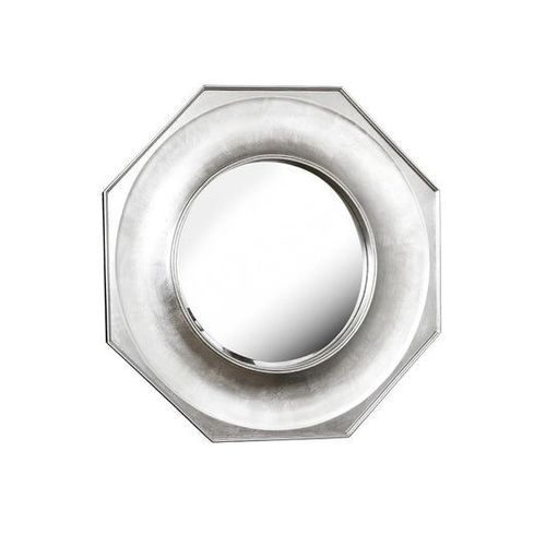 Octagonal Mirror in Silver