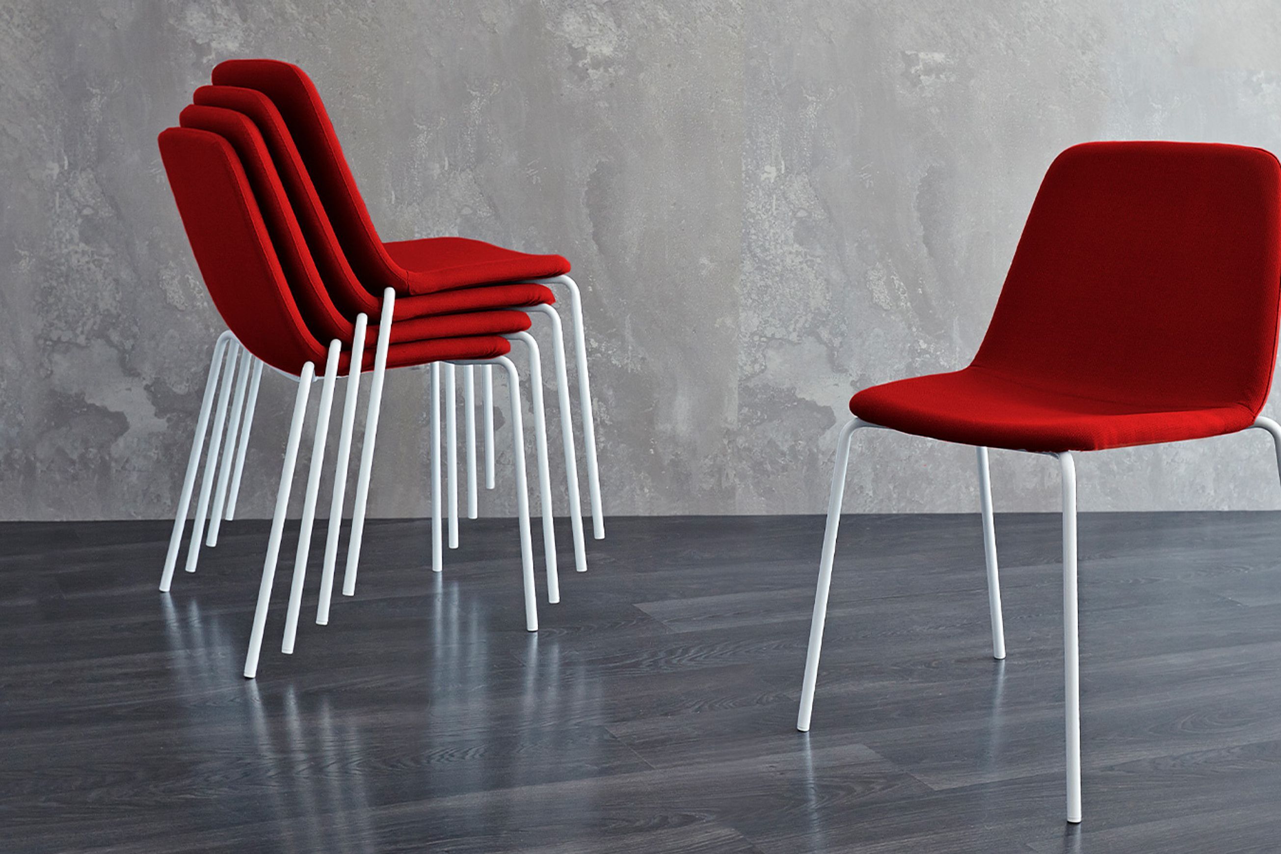 Maarten Chair - Four Metal Legs