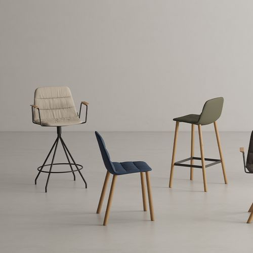 Maarten Bar Stool - Sled