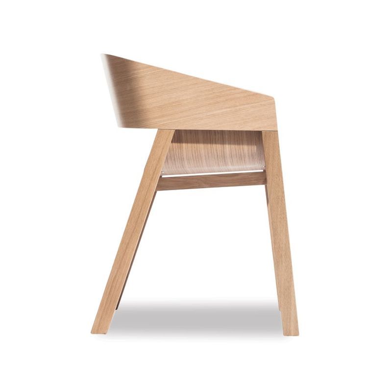 Merano Armchair - Natural Oak - by TON