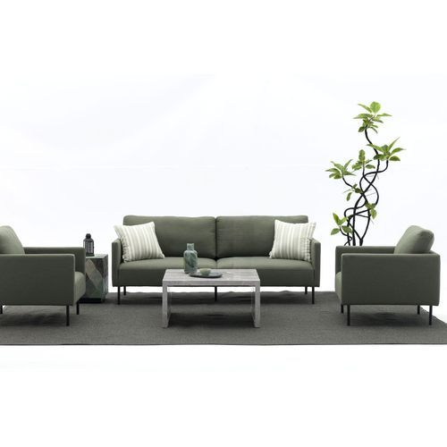 Milan 2-Seater Lounge Set - Green