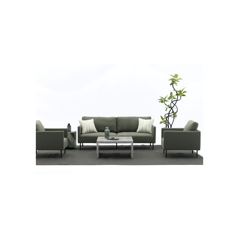 Milan 2-Seater Lounge Set - Green