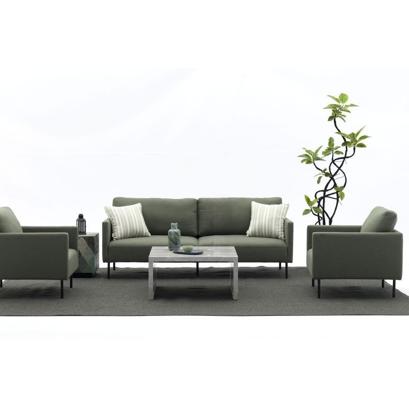 Milan 2-Seater Lounge Set - Green