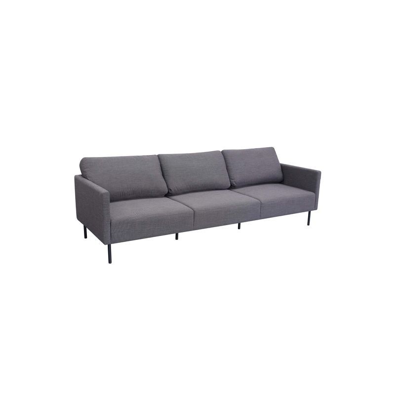 Milan 3 seater Sofa - Black