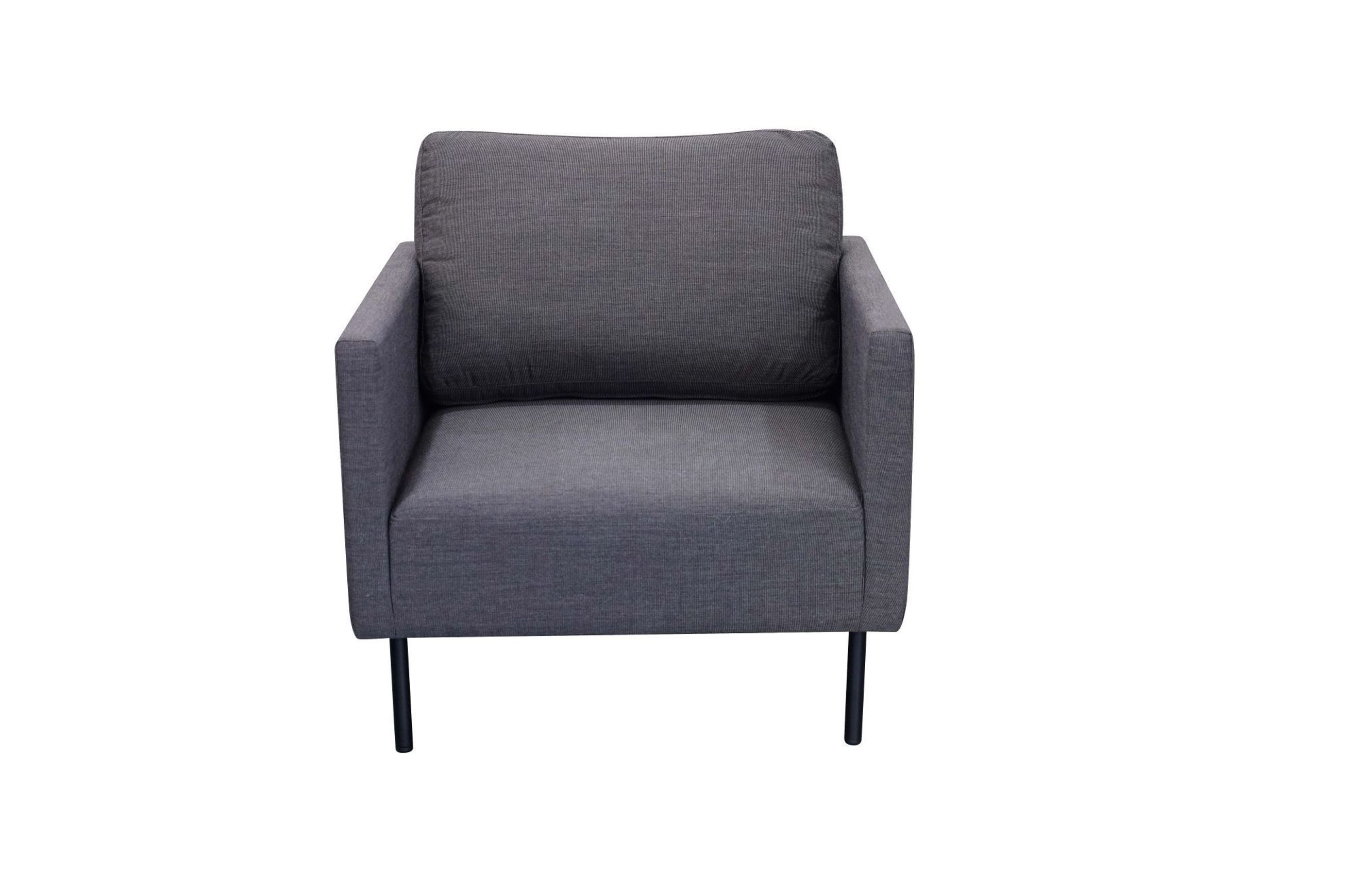 Milan 2-Seater Lounge Set - Black