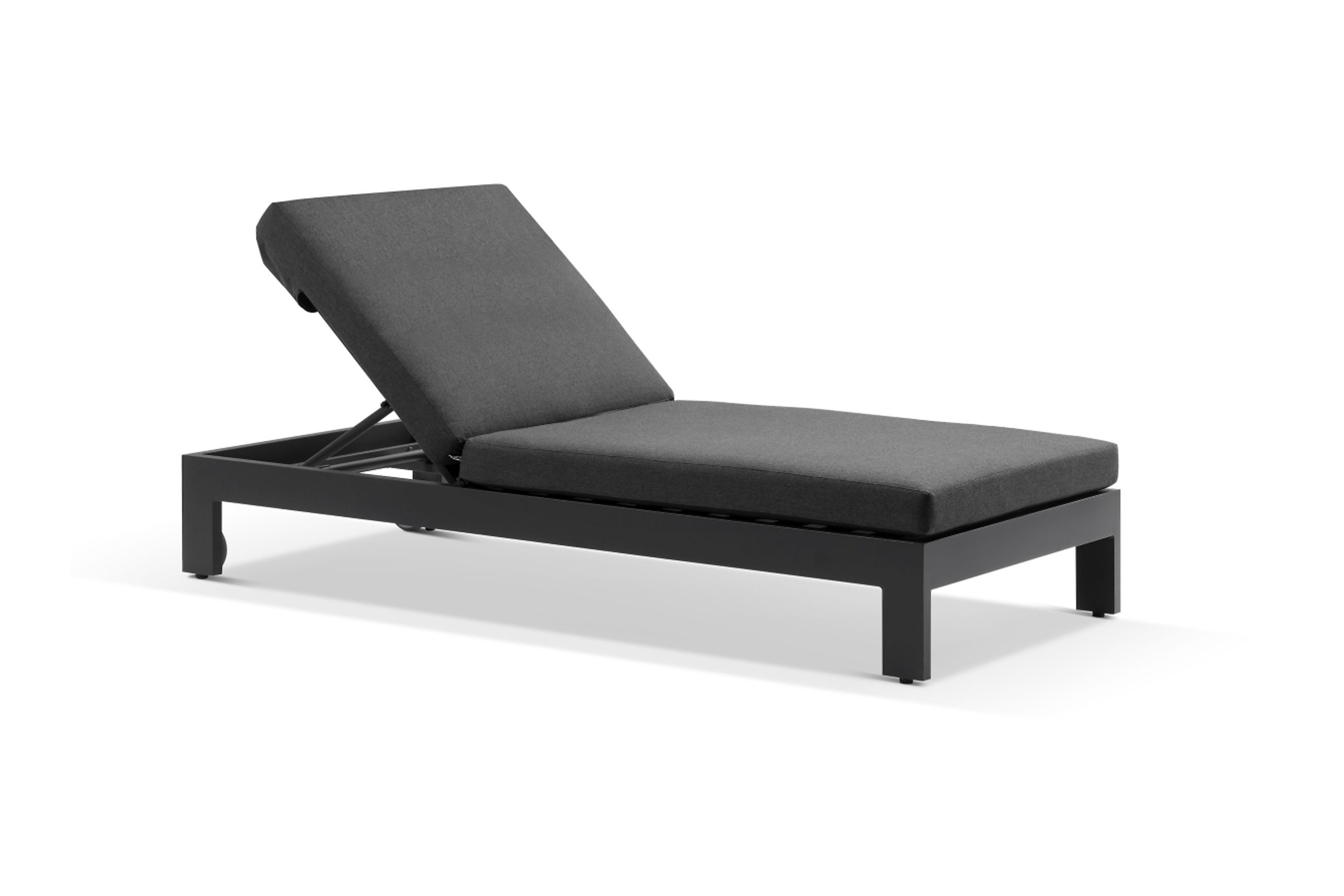 Monaco Sun Lounger with Sunbrella Cushion | Charcoal