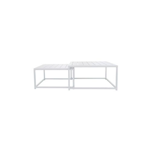 Mood Square Coffee Table Set White