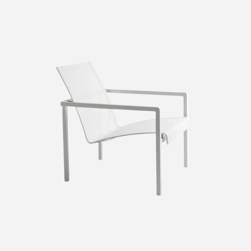 Natal Alu Easy Chair in White