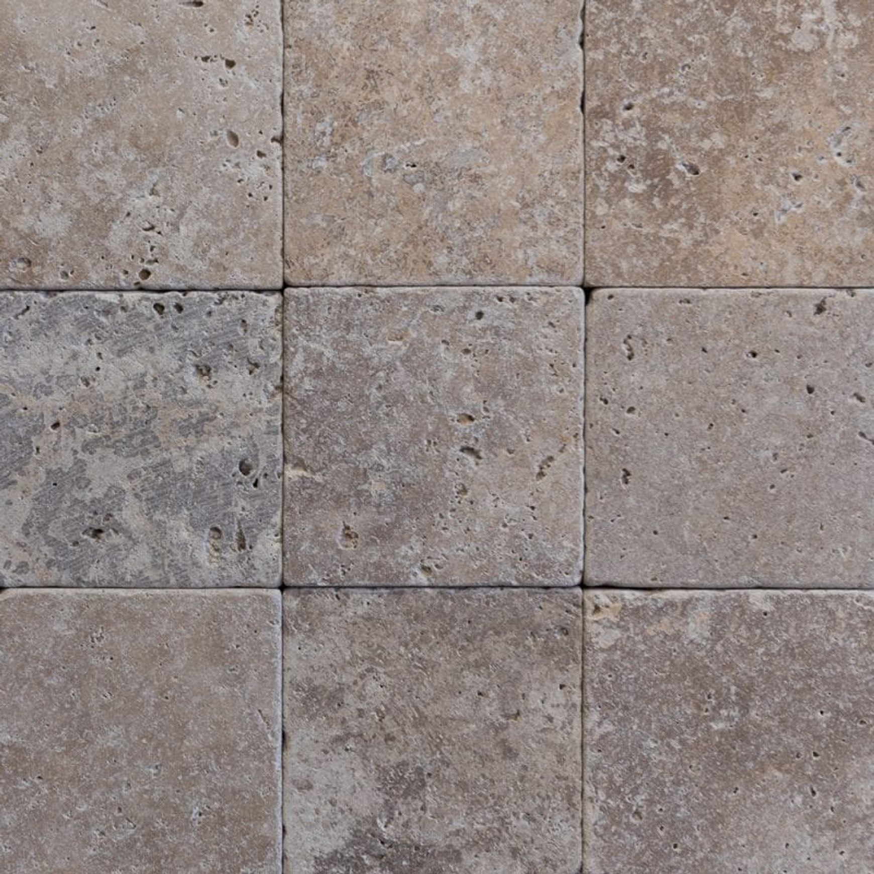 Noce Travertine Cobblestones