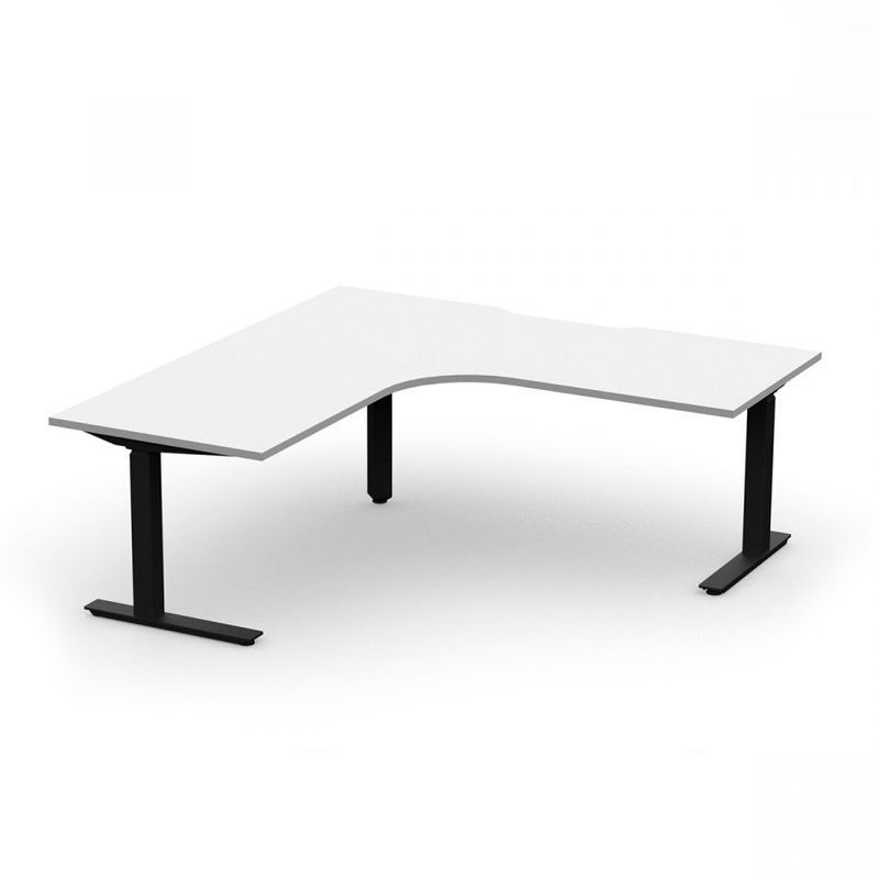 Novare Cuatro L Shape Desk Height Adj