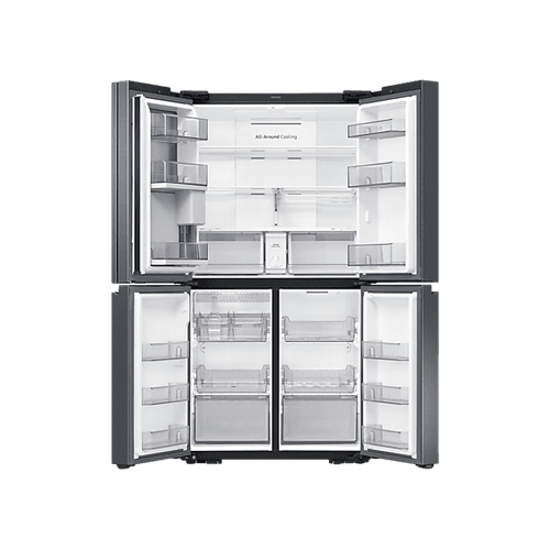 648L Beverage Showcase French Door Fridge Matte Black