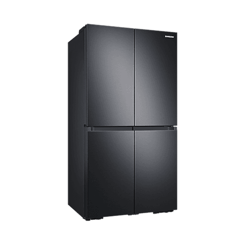 648L Beverage Showcase French Door Fridge Matte Black