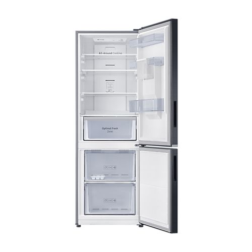307L Bottom Mount Fridge All Around Cooling Matte Black