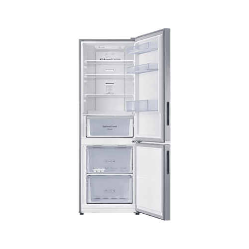 310L Bottom Mount Fridge All Around Cooling Elegant Inox