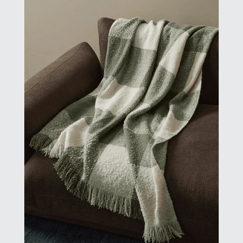 Weave Home Havelock Throw Blanket - Spruce | NZ Made
