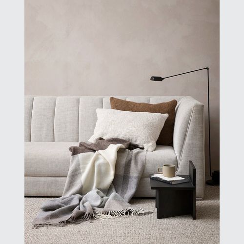 Baya Brunswick Throw - Fawn | Pure NZ Wool