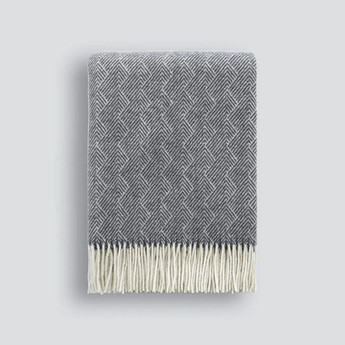 Baya Lana Throw Blanket - Navy | 100% NZ Wool