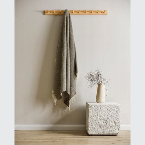 Baya Martinborough Throw - Olive | Pure NZ Wool