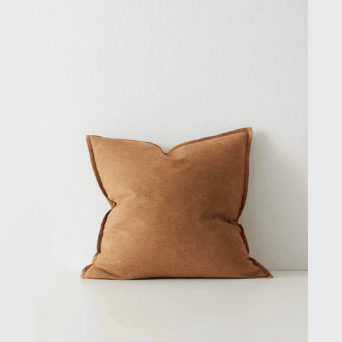 Weave Home Fiore Cushion - Ochre | Square and Lumbar