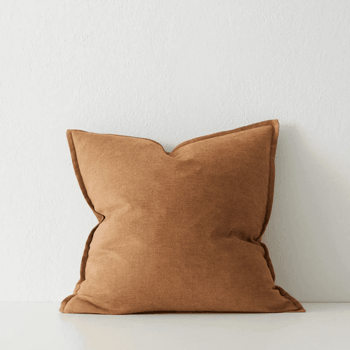 Weave Home Fiore Cushion - Ochre | Square and Lumbar