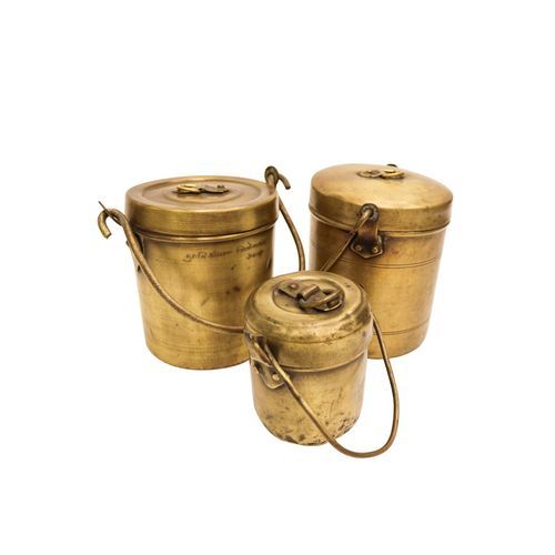 Original Brass Burney Pot