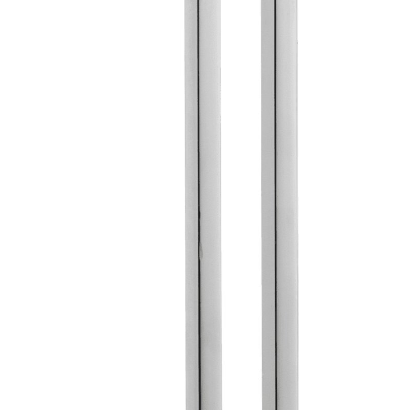 H02 Knob on Rose - Round Rose