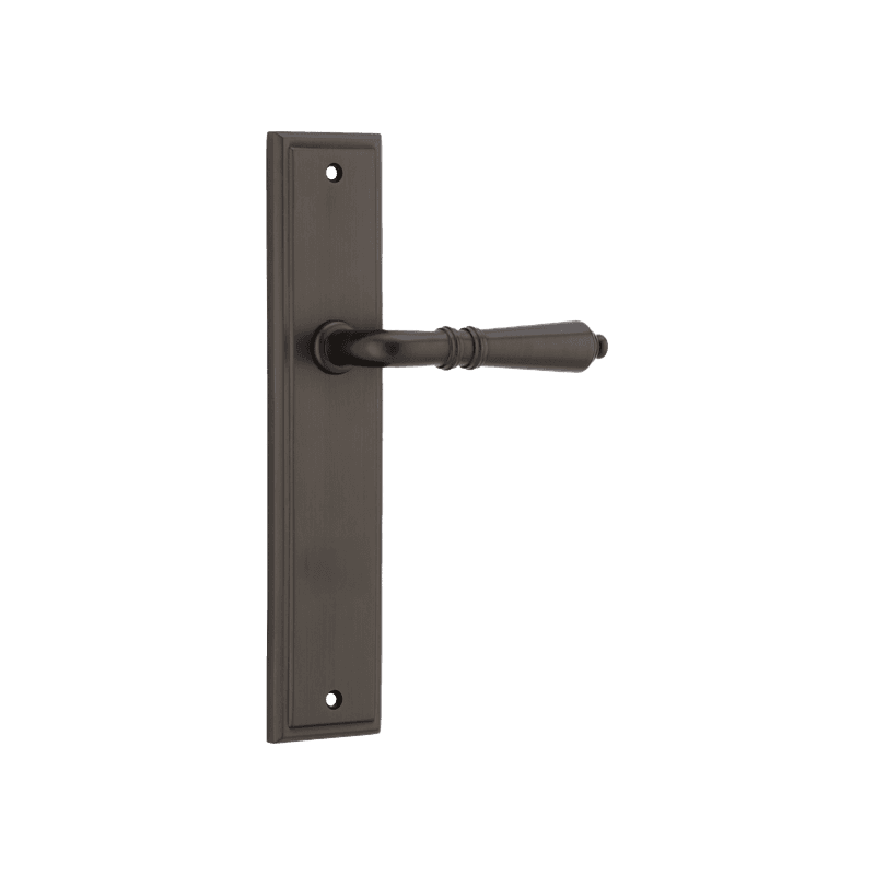 Sarlat Lever - Stepped Backplate | Signature Brass