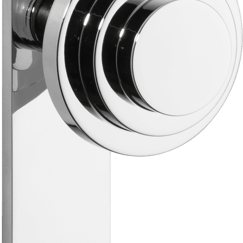 Zzzigurat Door Knob - Rectangular Backplate