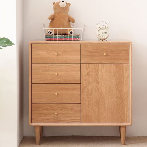 Oslo Natural Solid Oak Small Sideboard Design 2