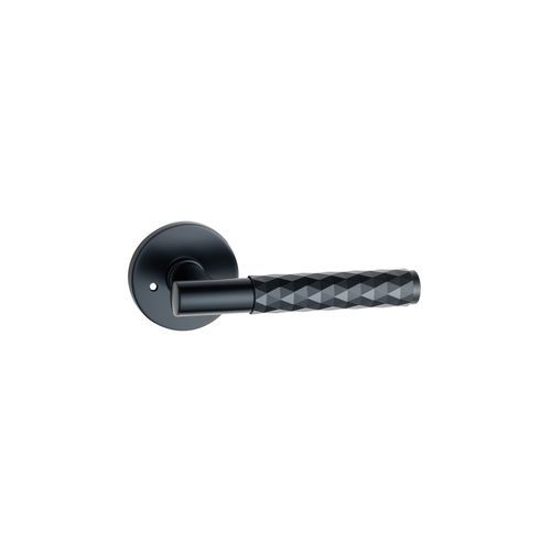 Round Low-Profile Rose in MB finish with Diamante Lever