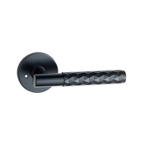 Round Low-Profile Rose in MB finish with Diamante Lever
