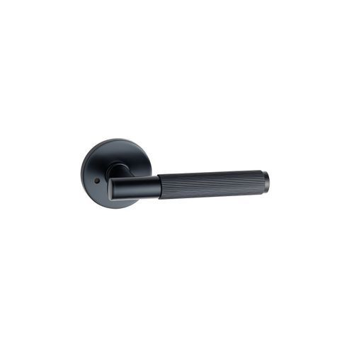 Round Low-Profile Rose in MB finish with Linea Lever