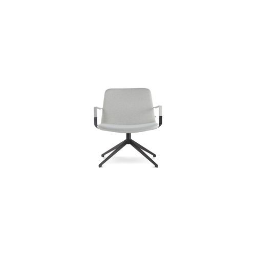 Pera lounge metal swivel chair