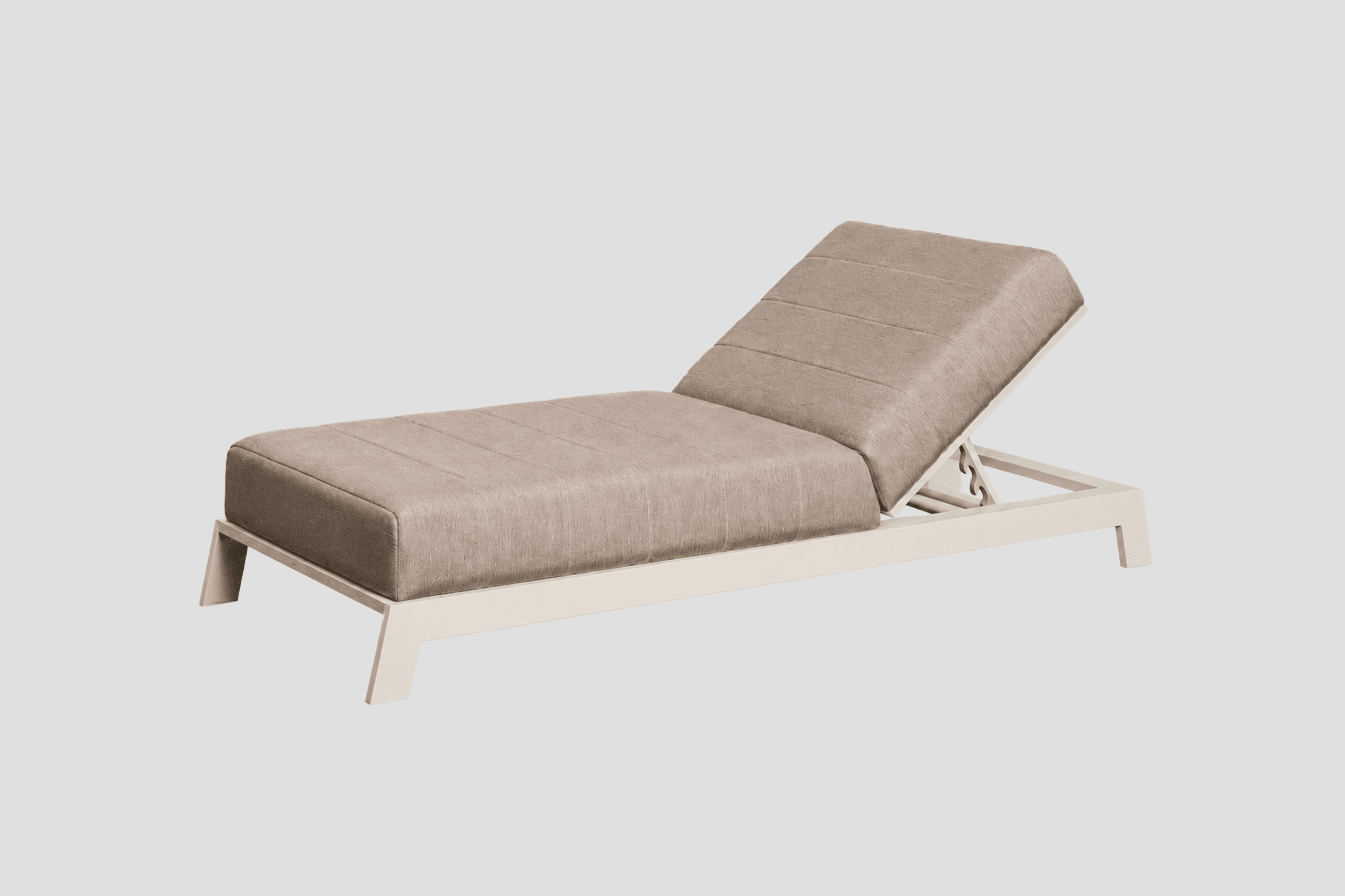 Piha Lounger Taupe Chine